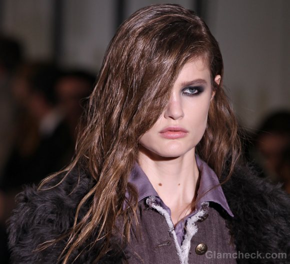 Hairstyle how to side swept asymmetric androgynous hair-do