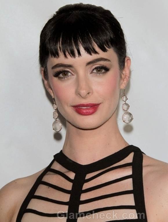 Krysten Ritter Dons Stunning Black Cutout Dress to All-Star Party