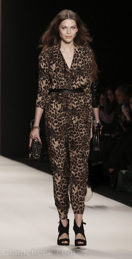 Style Pick of the Day Leopard Print Jumpsuit Rebecca Minkoff