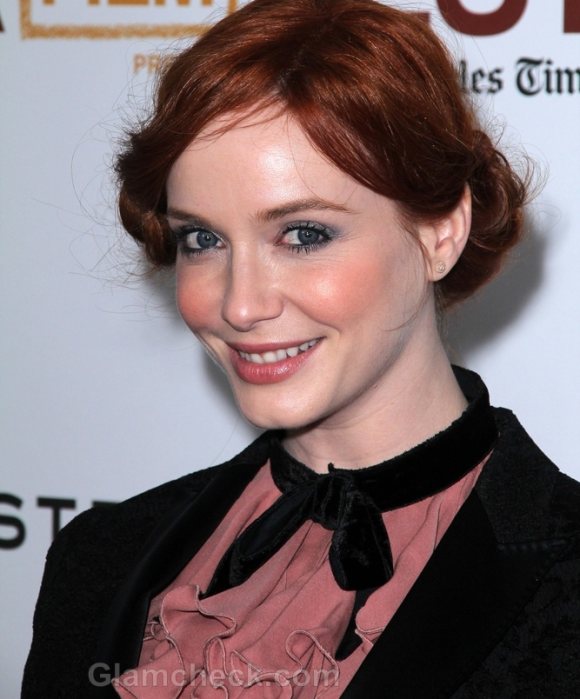 bow ties for women Christina Hendricks