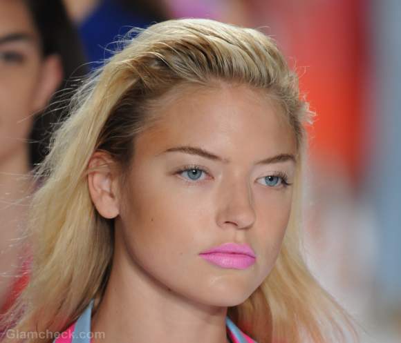 Beauty how to neon lipstick s-s  2012 nanette lepore