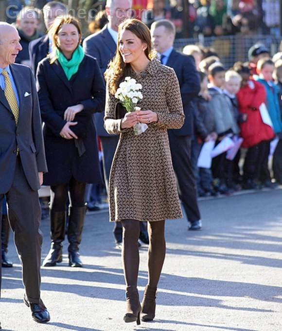 Duchess of Cambridge coat dress at school visit