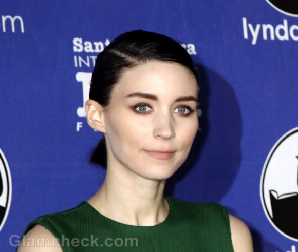Rooney Mara Wears Slicked Back Low Ponytail to Film Festival