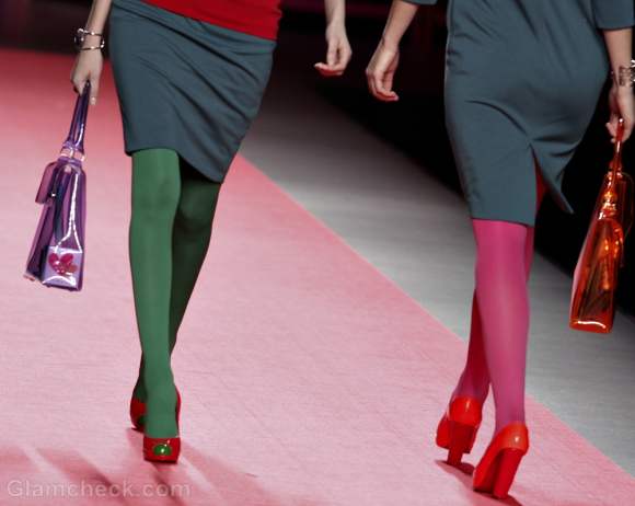 How To Style Coloured Tights