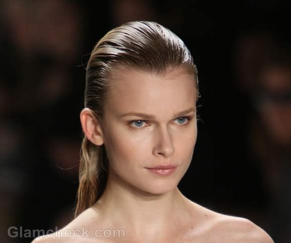 slicked back hairstyle how to carlos miele s-s-2012