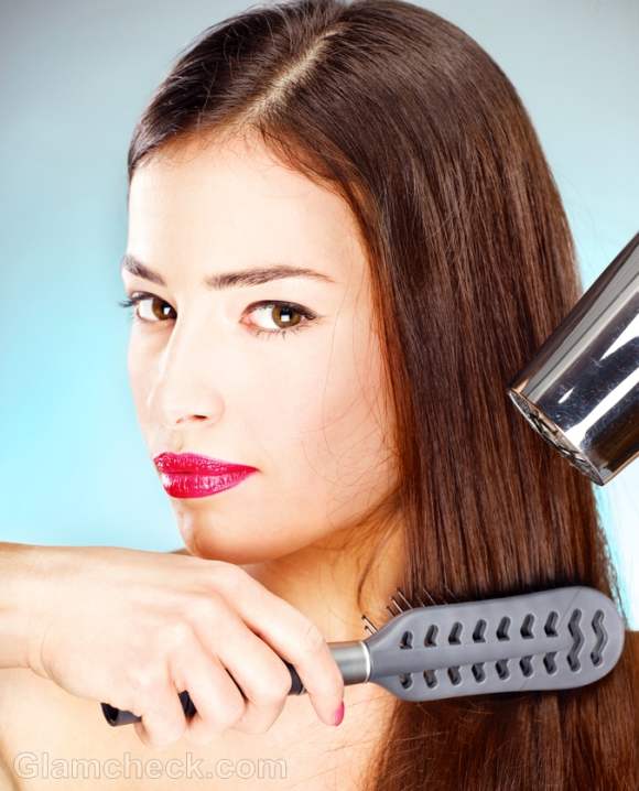 Blow drying hair tips precautions -2