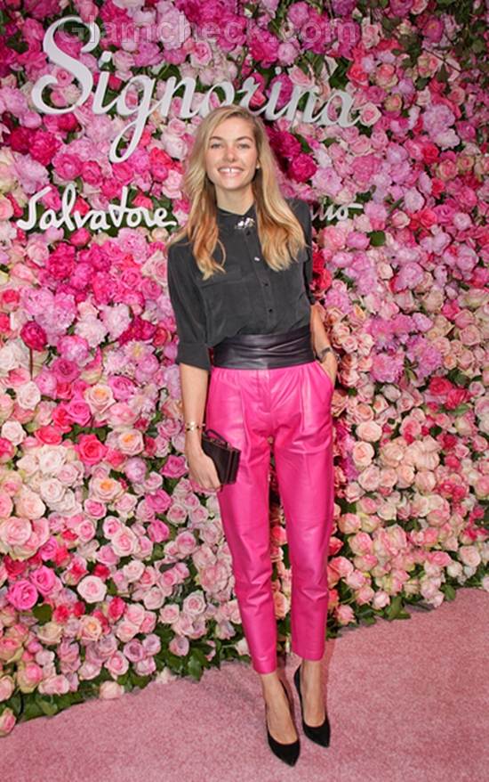 Jessica Hart Salvatore Ferragamo Signorina Perfume Launch Party