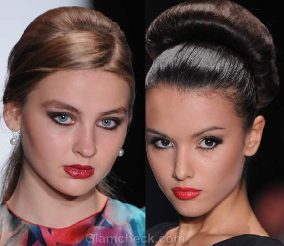 Makeup trends s-s 2012 bright red lips