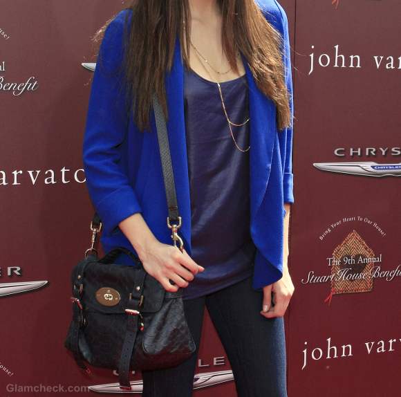 Style inspiration nina dobrev how to wear blue