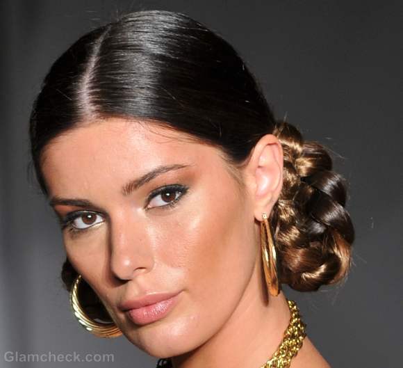 looped side braids hairstyle how to