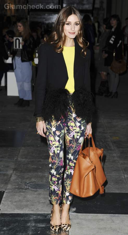 Olivia Palermo at Fall-Winter 2012 London Fashion Week