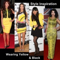 Style inspiration wearing black and yellow