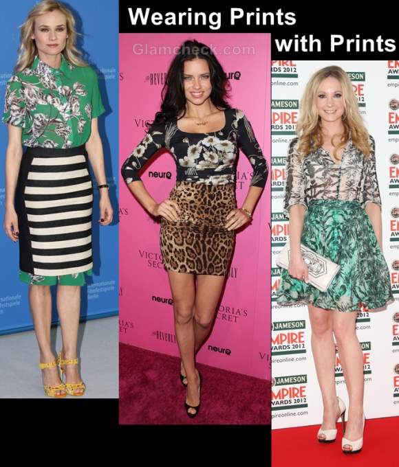 Style inspiration wearing prints with prints