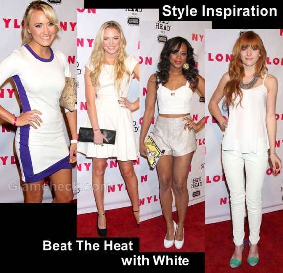 style inspiration-beat the heat with white dresses