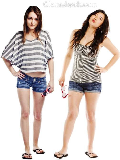 t-shirts to wear with denim shorts-6