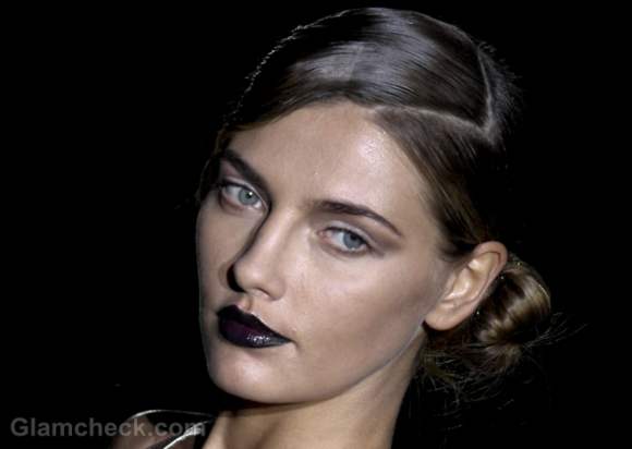 Beauty how to-vampy dark lips haannibal Laguna fall-winter 2012