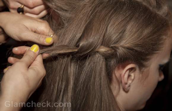 Hairstyle how-twisted milkmaid-braids