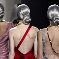 Maria Barros fall-winter 2012 hairstyle chic salt and pepper