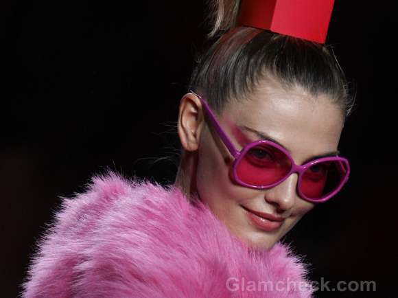 Style pick colour blocked retro frames Prada fall-2012