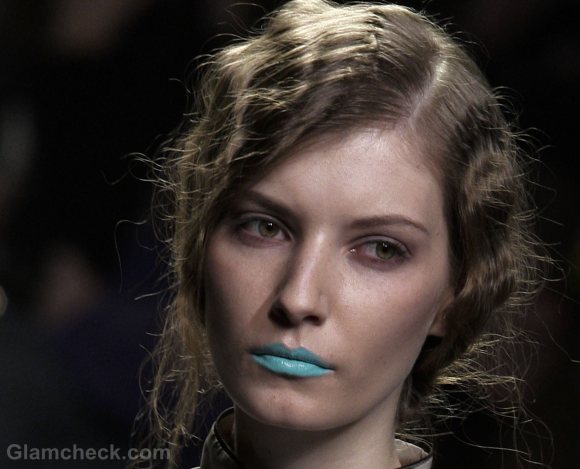 aqua blue lips fall-winter 2012 Lemoniez