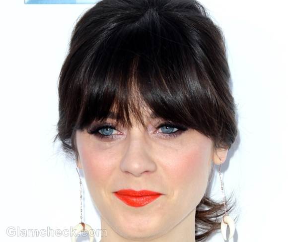 tangerine lipstick zooey