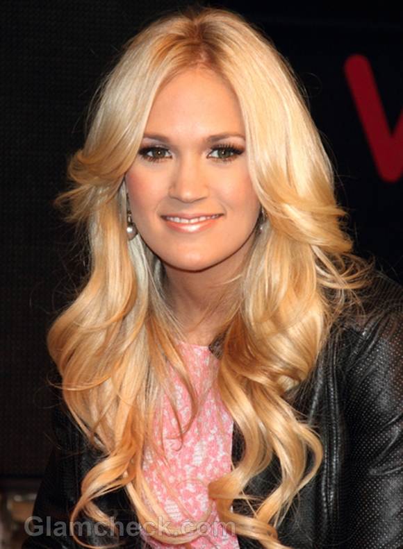 Carrie Underwood curly hair