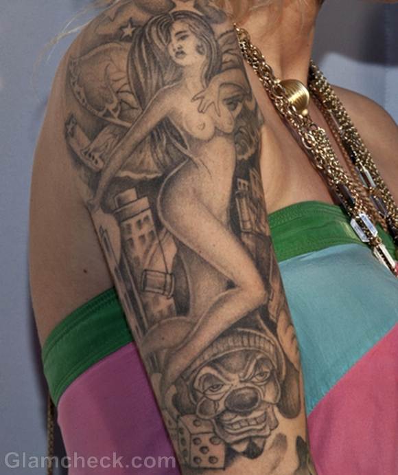 Misfit Diors arm tattoos