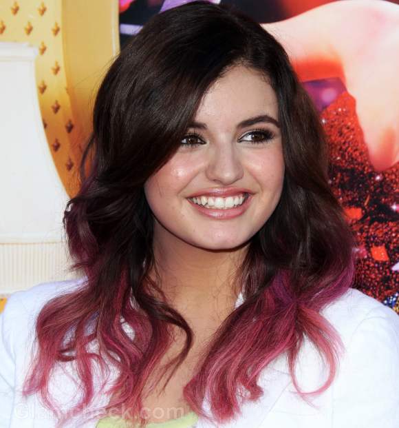 Rebecca black two-toned hair color