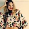 Rock the look wearing cropped kaftan top mini skirt