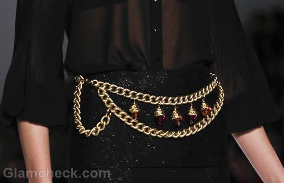 Style pick link waist chain Prete and Bruno fall 2012