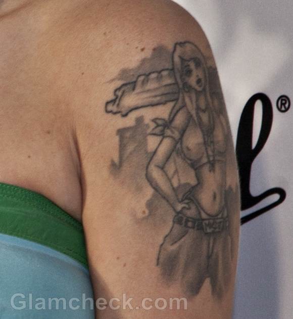 arm tattoos pictures celebrity misfit dior