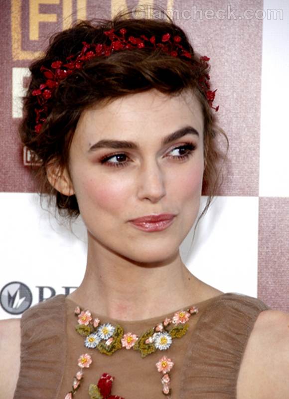 messy milkmaid braid keira knightley