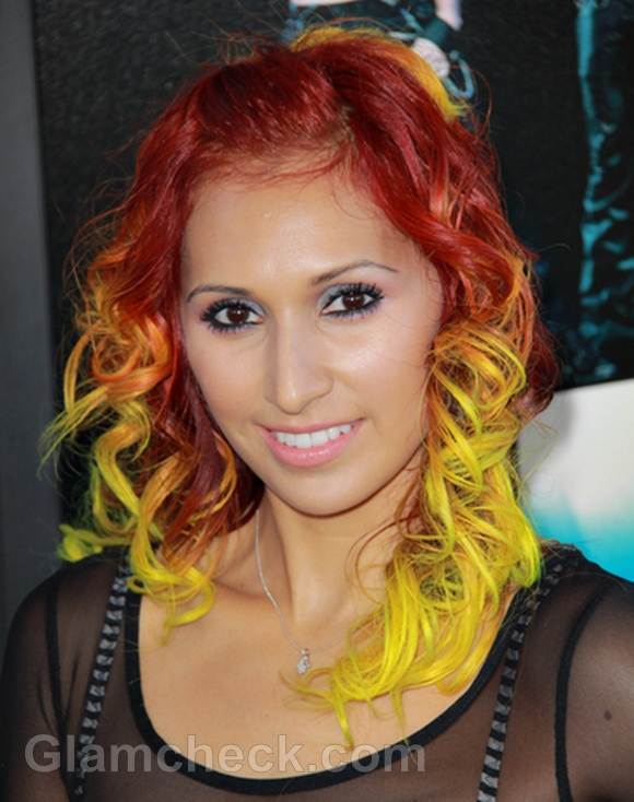 orange yellow hair color Teresa Espinosa
