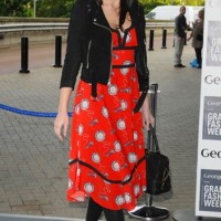 red black boho dress Daisy Lowe