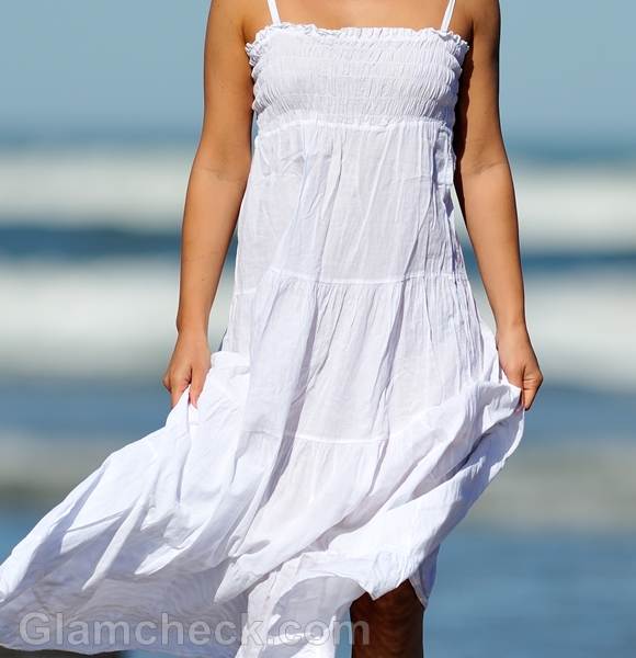 Style Pictures: Summer Perfect White Maxi Dress