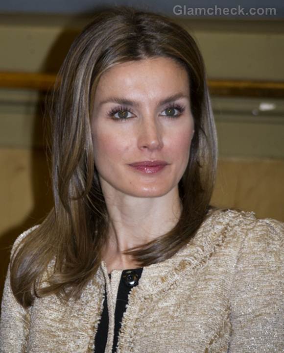 Princess Letizia Elegant Hair Makeup