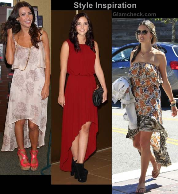 Style inspiration-wearing asymmetrical hem dresses