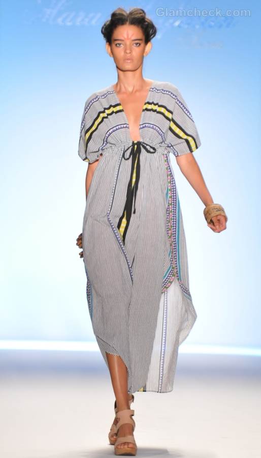 Style pick stripe beach kaftan s-s -2012 mara hoffman