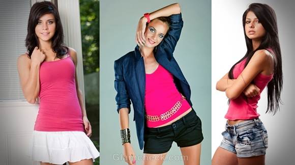 Pink tank top clearance outfit