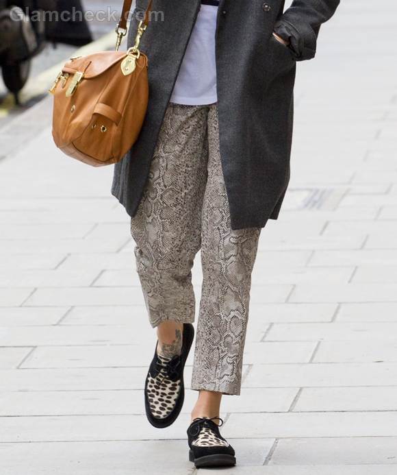 Fearne Cotton Rocks Grunge Look on Streets of London