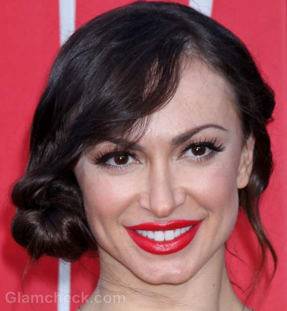 updo hairstyle Karina Smirnoff