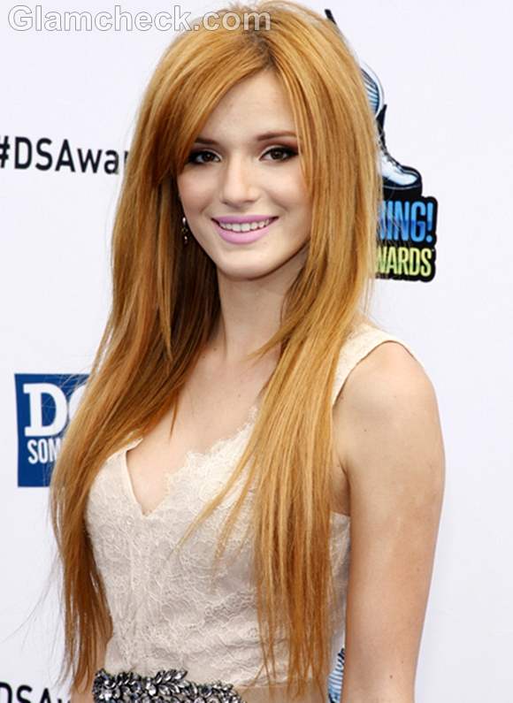 Bella Thorne hair extensions at Do Something Awards