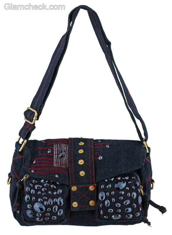 Denim handbags-cross-body bag