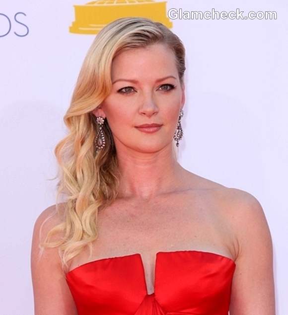 Gretchen Mol Side Swept Curls hairstyle