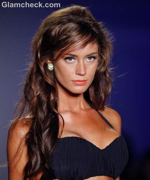 Hairstyle soft beach waves how to 2012 white sands swimwear