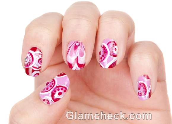 Pink nail art-8