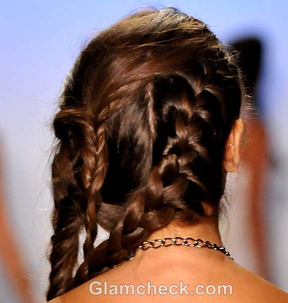 hairstyle how to multiple intricate side braids