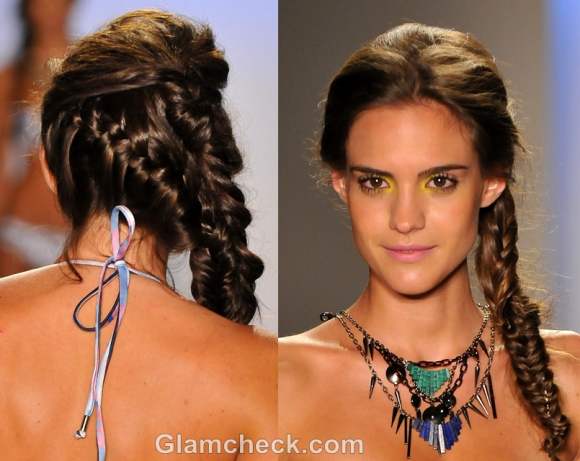 multiple intricate side braids hairstyle how to