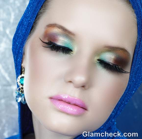 neon eye shadow