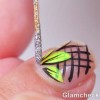 DIY nail art criss cross flower petals-5